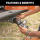 Kubota RTV Towing Starter Kit With 2" Ball (2" Shank, 7,500 Lbs., 4" Drop)